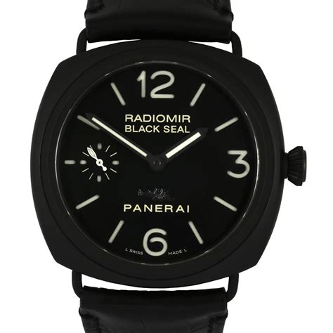 panerai radiomir ceramic black seal|panerai pam 00292 kaufen.